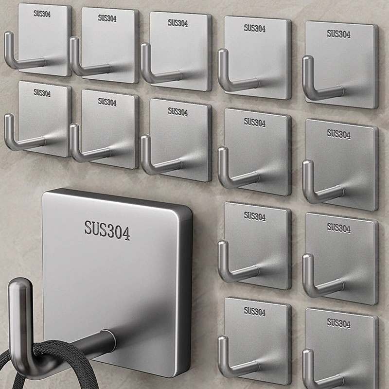 Kitchen Appliances Holder - Ağır Hizmet Tipi Paslanmaz Çelik Yapışkanlı