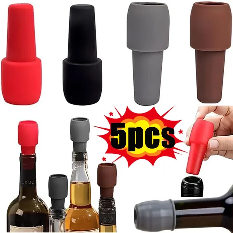 Kitchen Appliances And Utensils - Evrensel Kırmızı Şarap Şişesi Tıpa Yumuşak