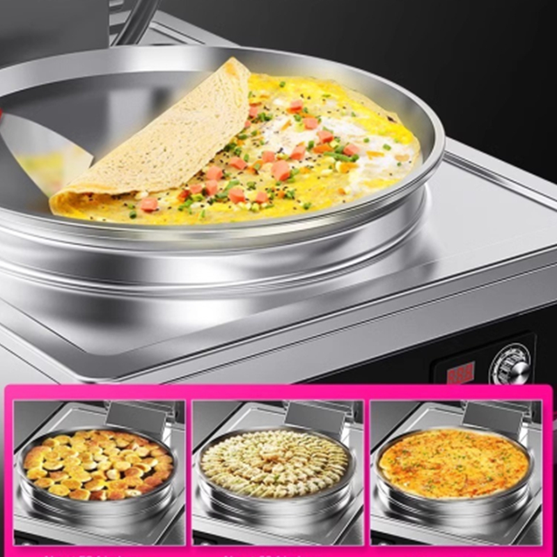 Electric Griddle Pancake - Ayarlanabilir gözleme makinesi, yüksek güçlü ticari
