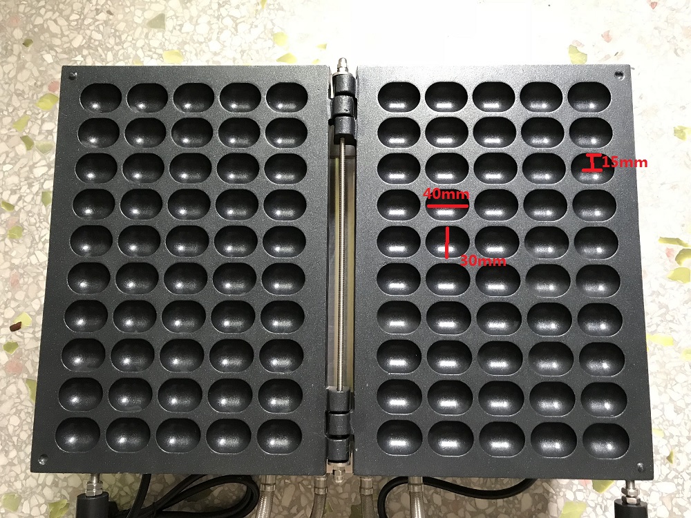 Kitchen Appliances In Japanese - Elektrikli 50 Delikli Waffle Makinesi Yapışmaz