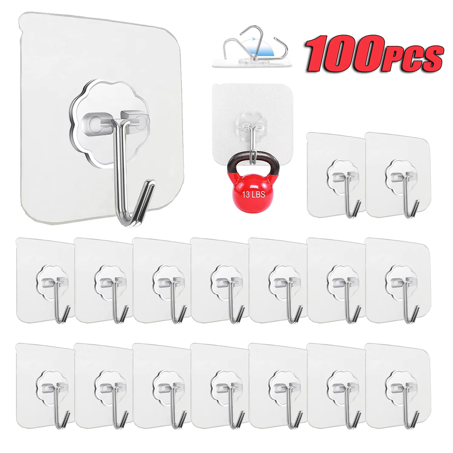 Kitchen Appliances Holder - Şeffaf paslanmaz çelik kendinden yapışkanlı duvar