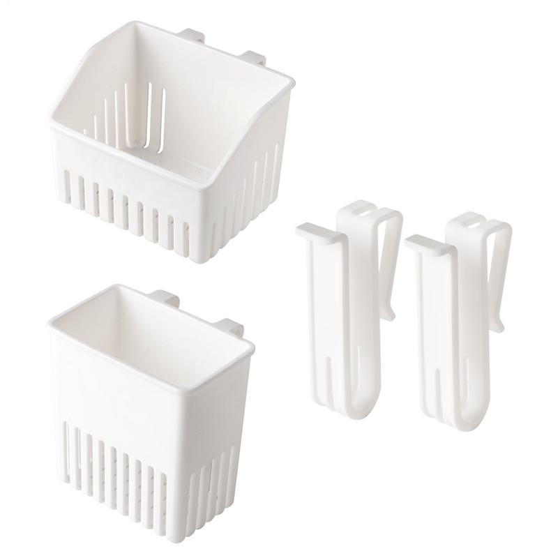 Kitchen Appliances Storage - Gümüş Kurutma Sepeti Duvar Asılı mutfak