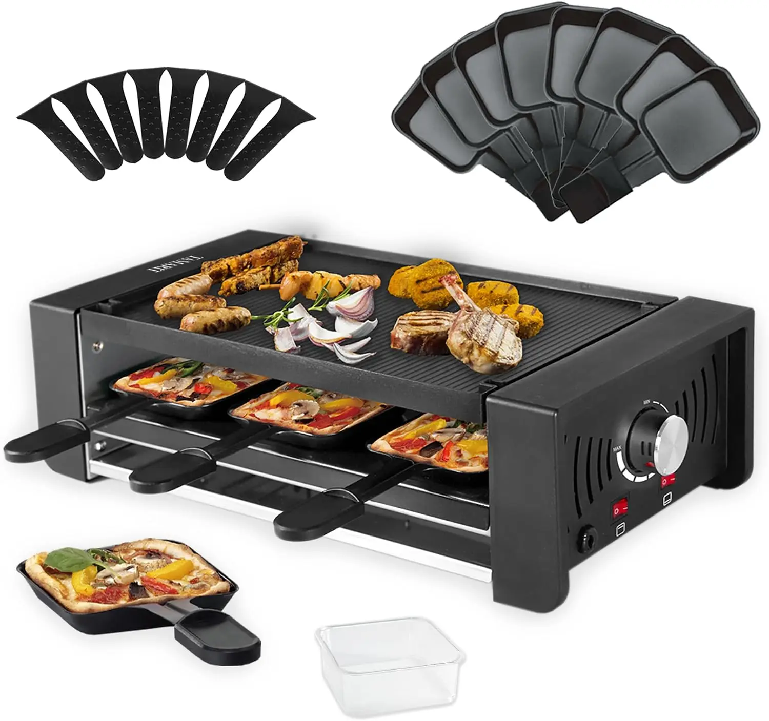 Raclette Grill Table - Raclette Parti Izgarası Taşınabilir İç Mekan