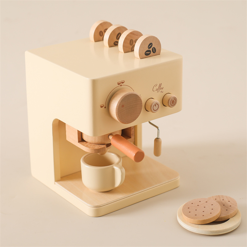 Kitchen Appliances Toys - Çocuklar Ahşap Montessori oyuncak seti Çocuk