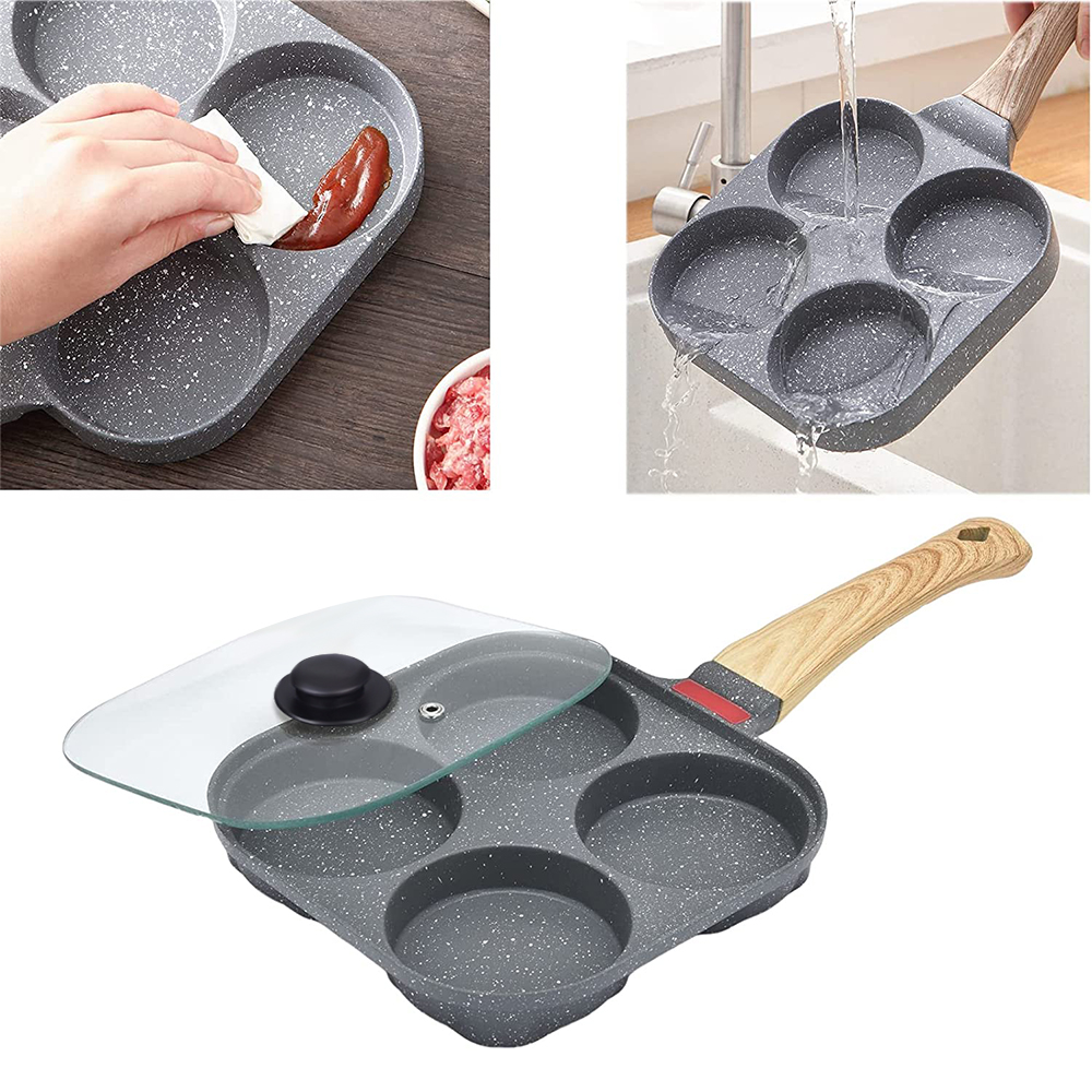 Yapışmaz 4 Bölmeli Yumurta Tav - Electric Griddle Pancake incelemesi ve fiyatı