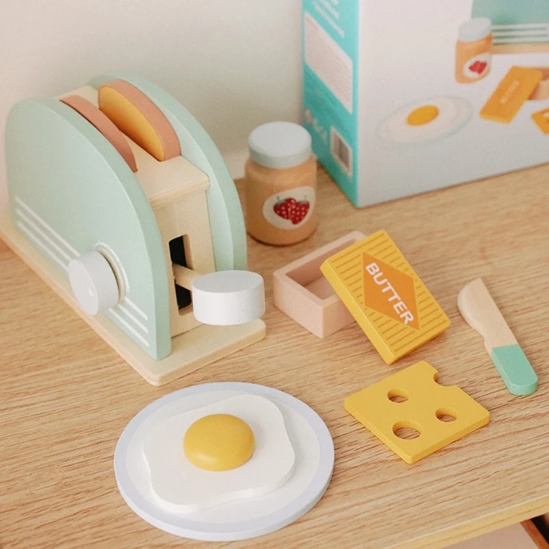 Ahşap Simülasyon Tost Makinesi - Kitchen Appliances Toys incelemesi ve fiyatı