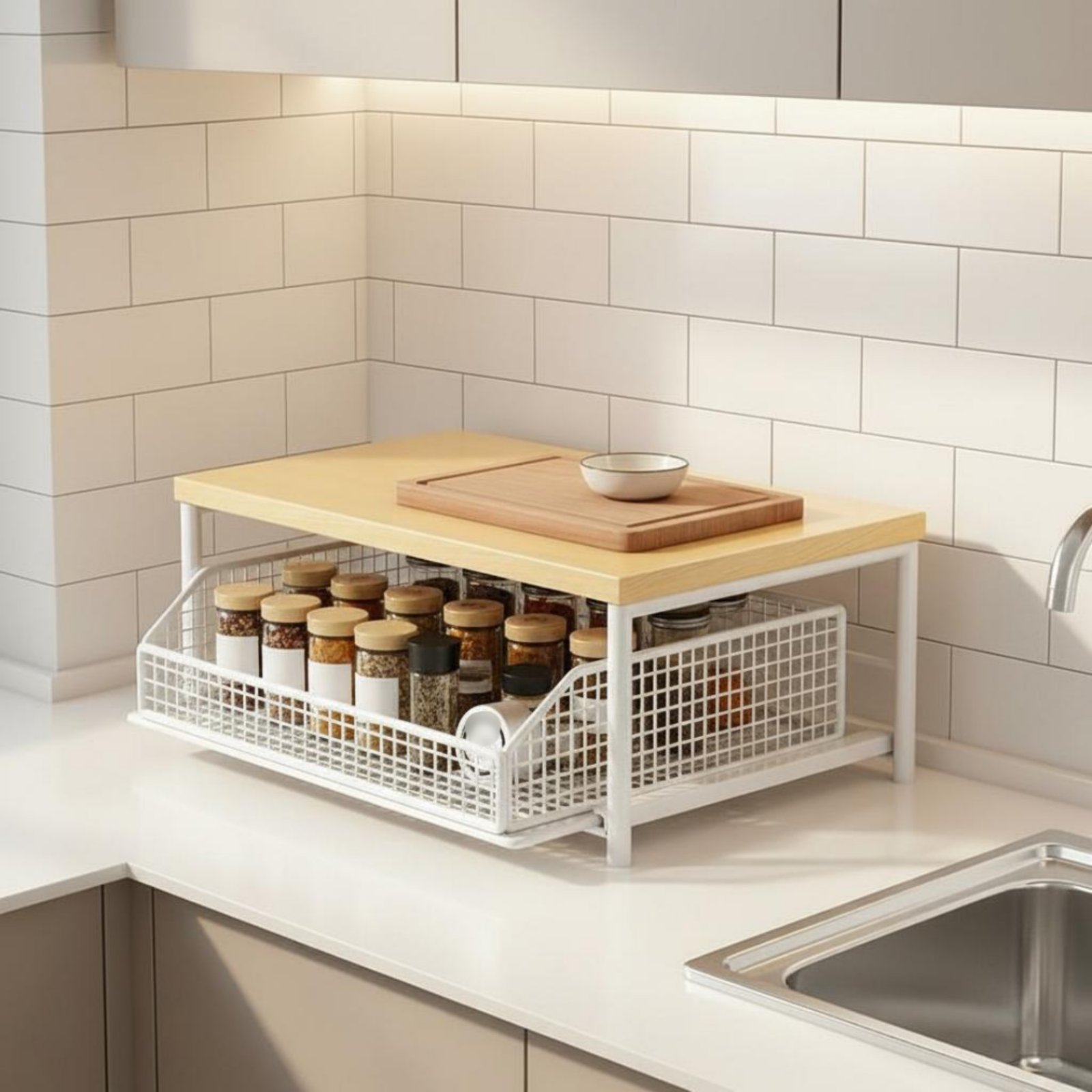 2 Katlı Mutfak Tezgah Rafı, Ye - Kitchen Appliances Usa incelemesi ve fiyatı