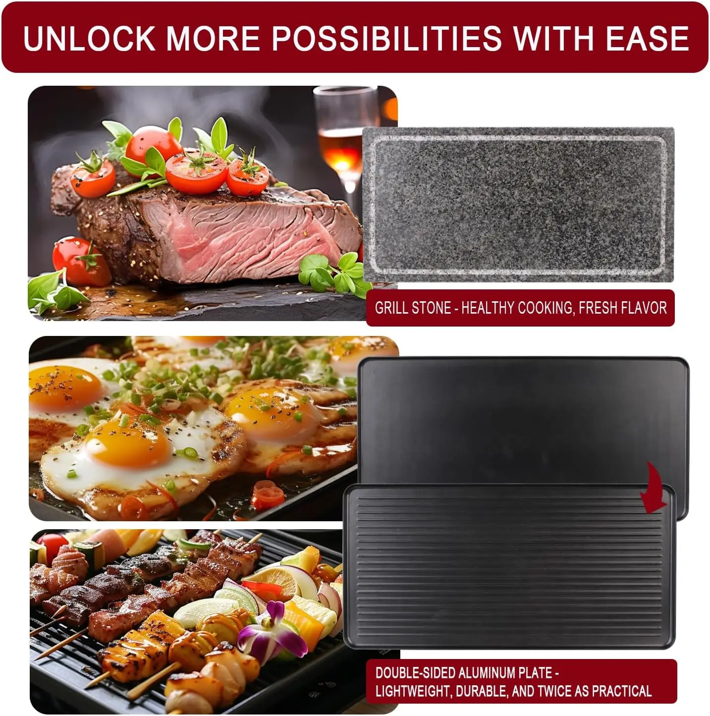 1700W Elektrikli Raclette Part - Raclette Grill Table incelemesi ve fiyatı