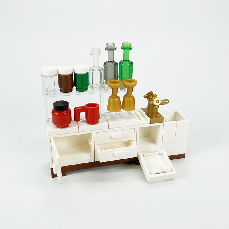 MOC blok yaratıcı oyuncaklar m - Kitchen Appliances Toys incelemesi ve fiyatı