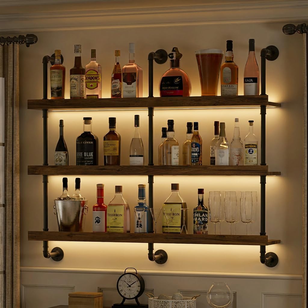 Duvara Monte LED Işıklı Üç Kat - Kitchen Appliances Holder incelemesi ve fiyatı