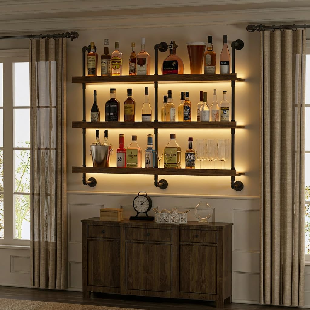 Duvara Monte LED Işıklı Üç Kat - Kitchen Appliances Holder incelemesi ve fiyatı