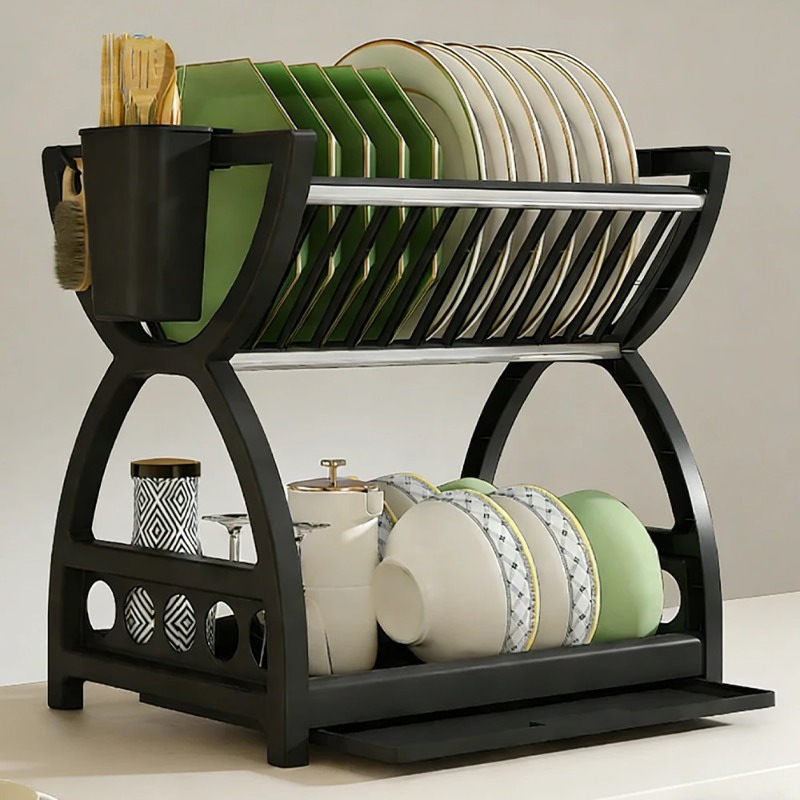 2 Katmanlı Bulaşık Kurutma Raf - Kitchen Appliances Storage incelemesi ve fiyatı