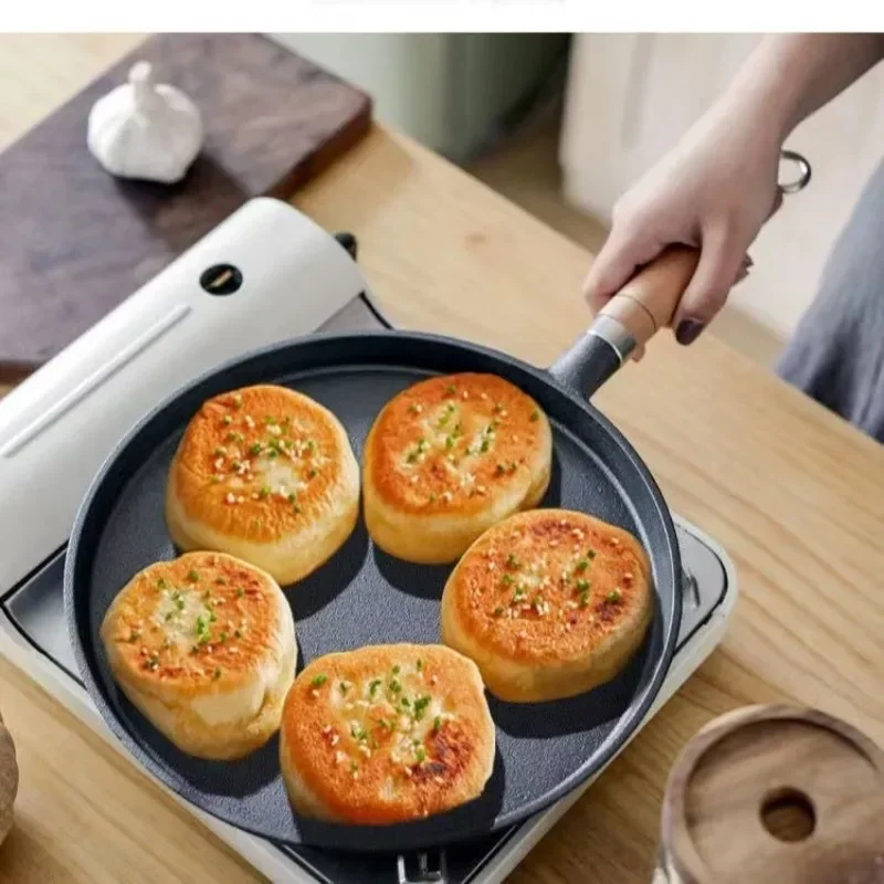 20cm Dökme Demir Tava Ahşap Sa - Electric Griddle Pancake incelemesi ve fiyatı