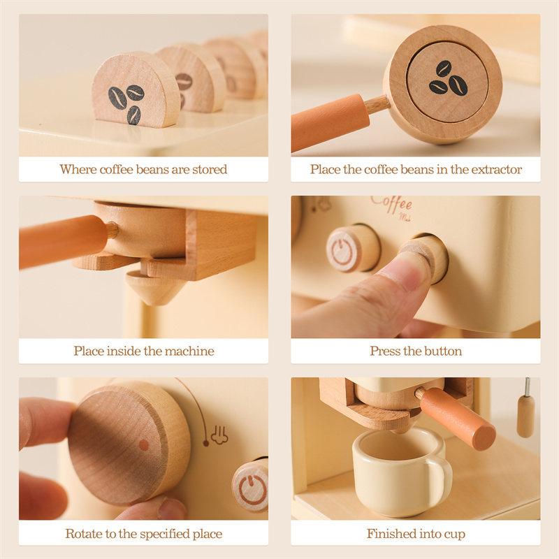 Çocuklar Ahşap Montessori oyun - Kitchen Appliances Toys incelemesi ve fiyatı